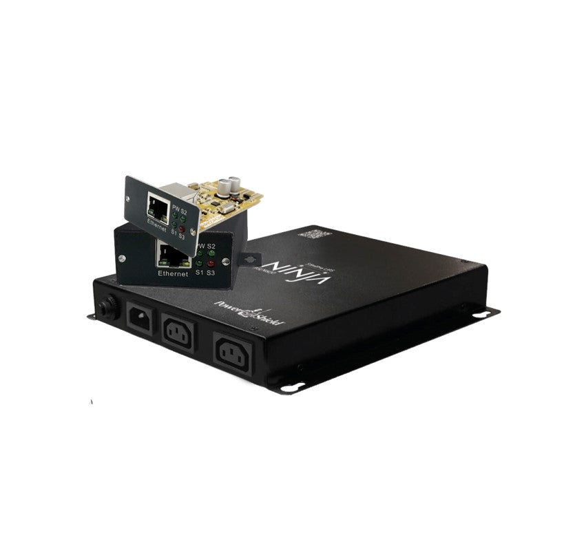 PowerShield Ninja Slimline Network Ready Bundle (1xPSLN600 + 1x PSECB + 1xPSSNMPV1), 2x IEC Outputs, 5-year warranty PowerShield Ninja Slimline Network Ready Bundle (1xPSLN600 + 1x PSECB + 1xPSSNMPV1), 2x IEC Outputs, 5-year warranty